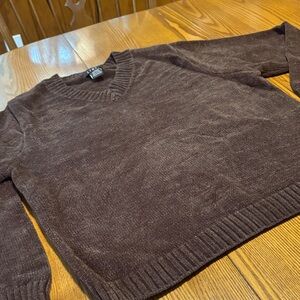 Croft & Barrow Men's Chocolate V-Neck Sweater